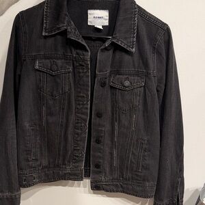 Old Navy Charcoal Denim Jacket